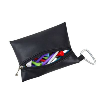 Golf Ball Tee Golf Accessories Storage Pouch for Golfer Golf Tee Bag Golf Tee Storage Bag Golf Tee Holder Bag Golf Tack Bag